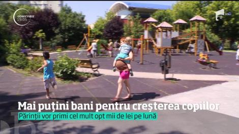 Se schimbă din nou legea pentru părinţi! Indemnizaţia pentru creşterea copilului va fi plafonată la 1.800 de euro pe lună