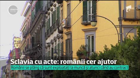 Sclavia cu acte: românii cer ajutor