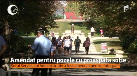 Un angajat al Primăriei din Tg. Jiu, amendat pentru că s-a fotografiat la Masa Tăcerii şi la Poarta Sărutului