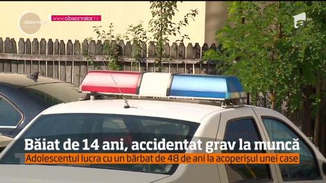 Adolescent de 14 ani din comuna argeșeană Budeasa, accidentat grav la muncă