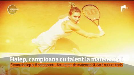 Dacă nu ar fi avut succes în sport, cel mai probabil, Simona Halep ar fi urmat calea cifrelor!