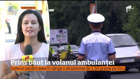 Șofer prins băut la volanul ambulanței