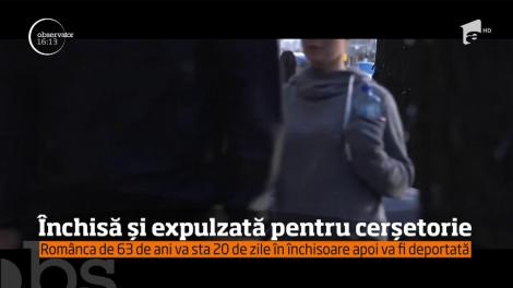 Româncă închisă și expulzată pentru cerșetorie, în Danemarca