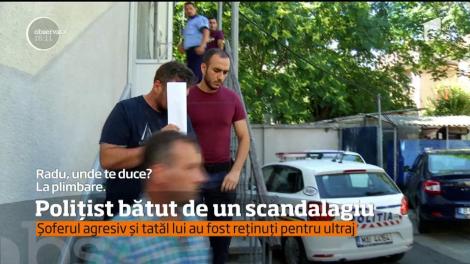 Polițist bătut de un scandalagiu! Agentul a intervenit pentru a aplana un conflict între doi bărbați