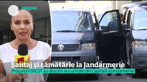 Șantaj și cămătărie la Jandarmerie! Procurorii DIICOT au descins la o unitate din Capitală
