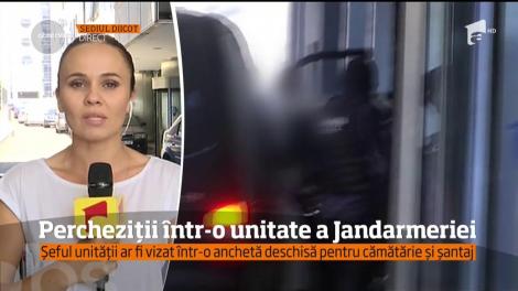 Sunt percheziţii de amploare a procurorilor DIICOT la o unitate din Capitală a Jandarmeriei, responsabilă cu logistica!