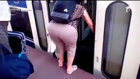 Din seria "numai la noi se poate întâmpla aşa ceva", în gara din Galaţi, călătorii trebuie să coboare în tren