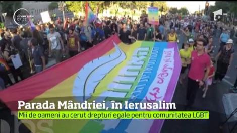 Parada Mândriei pe străzile din Ierusalim