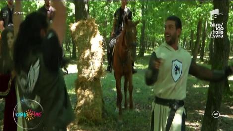 Ce „GASHKĂ” luptătoare și plină de adrenalină! Dorian Popa învață să lupte cu sabia, iar Theo Rose trage pentru prima dată cu arcul