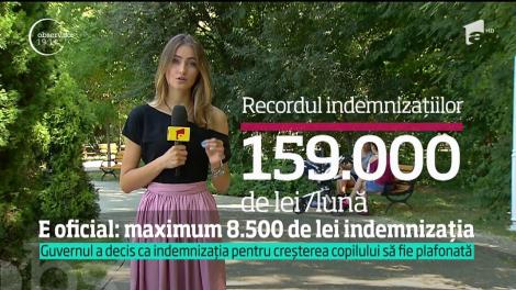 Guvernul a decis ca indemnizația pentru creșterea copilului să fie plafonată