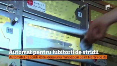 Francezii au inaugurat automatul care vinde stridii