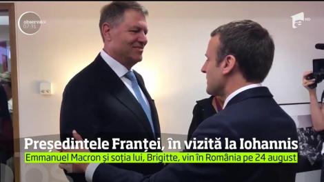 Preşedintele Franţei, Emmanuel Macron, va fi oaspetele lui Klaus Iohannis