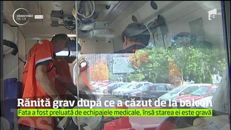 Caz complicat în Baia Mare. O tânără de 22 de ani este în stare gravă la spital după ce a căzut în gol de la etajul doi