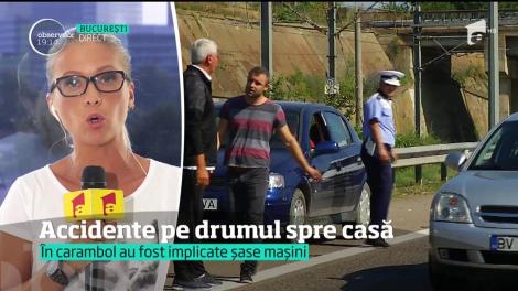 Două accidente au avut loc pe Autostrada Soarelui