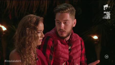 Ceremonia focului. Cătălin faţă-n faţă Nicoleta