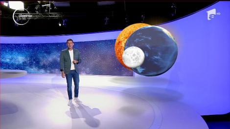 Eveniment astronomic spectaculos &icirc;n plină desfăşurare pe cerul Rom&acirc;niei. O eclipsă parţială de lună este vizibilă şi din ţara noastră