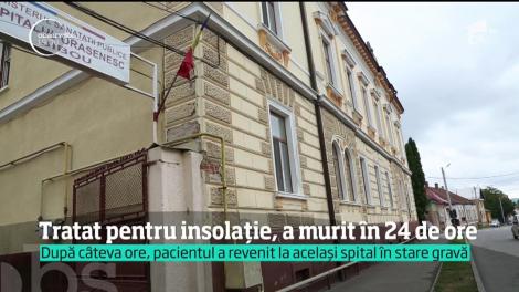A fost tratat pentru insolaţie şi a murit de infecţie pulmonară