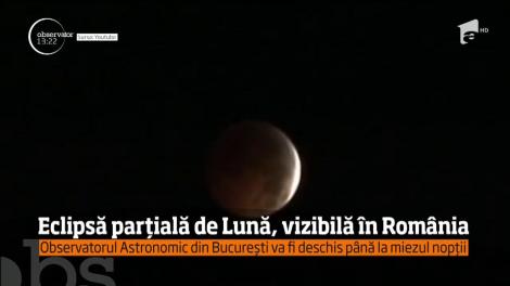 Va fi o eclipsă parţială de lună, care va fi văzută şi din ţara noastră.