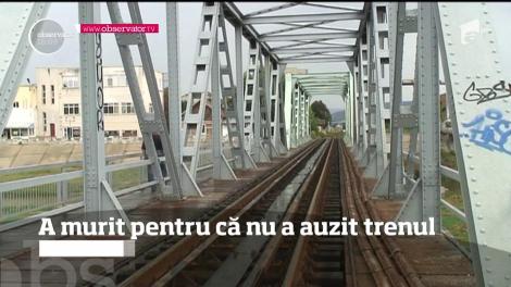 Un bărbat din Râmnicu Vâlcea a plătit cu viaţa o clipă de neatenţie! A fost lovit în plin de tren în timp ce traversa calea ferată