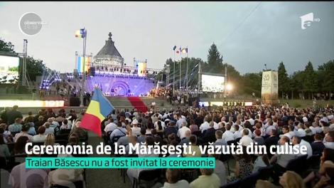 Ceremonia de la Mărăşeşti, văzută din culise
