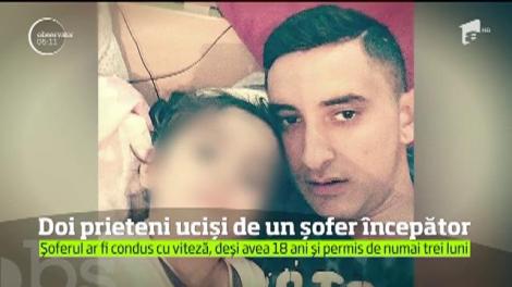 Doi copii au fost ucişi pe un drum din Bacău de un şofer începător