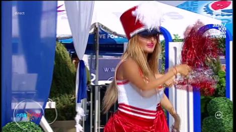 Andreea Bălan, show de zile mari, la "Gashka mare". A încins și mai tare atmosfera, iar distracția a fost la ea acasă