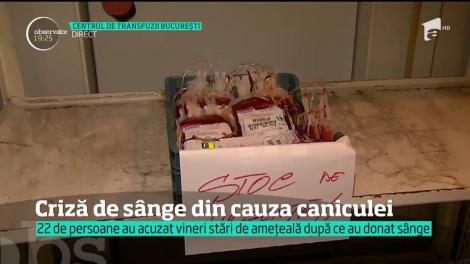 E criza de sânge în spitalele din Bucureşti!
