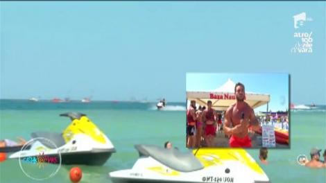 Dorian Popa, amator de senzaţii tari. Cum s-a distrat artistul, în valurile mării. A făscut senzație pe plaja din Costinești