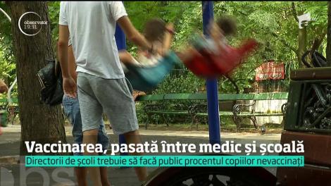 Vaccinarea copiilor s-ar putea face în şcoli, la fel ca în trecut