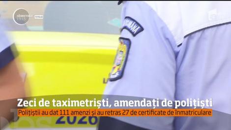 Verificări de amploare ale poliţiştilor în două din cele mai tranzitate zone din Capitală în această perioadă!