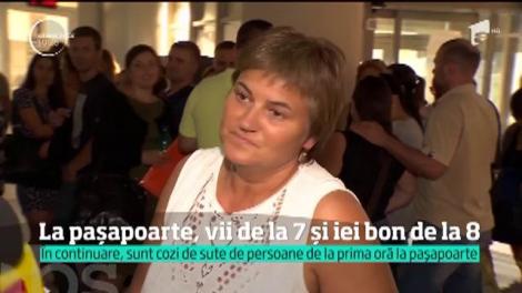 La paşapoarte, vii de la 7 şi iei bon de la 8