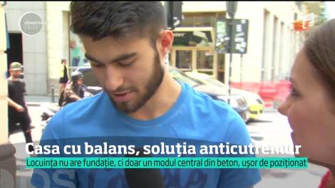 Casă cu balans, soluţia anticutremur