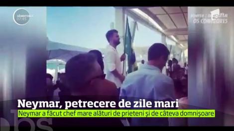 Cel mai scump fotbalist din istorie, Neymar, s-a refugiat în celebra staţiune St.Tropez pentru a sărbători transferul său