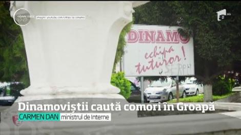 Galeria Dinamo a ieşit în stradă, să ceară un stadion modern. Ca să împlinească dorinţa fanilor, Adrian Mutu a mers la întâlnire cu ministrul Carmen Dan