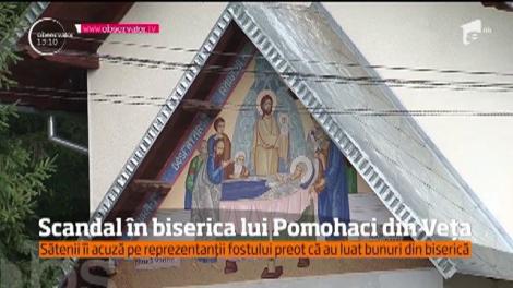 Scandal mare în localitatea Veţa din Mureş, între credincioşii din sat şi reprezentanţii lui Cristian Pomohaci!