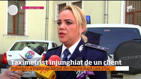 Un taximetrist din Oradea a fost înjunghiat de un client, care ulterior l-a abandonat în stradă şi i-a furat maşina
