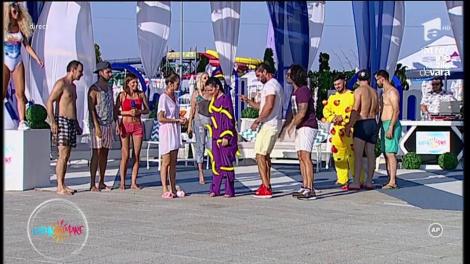 Foști concurenți la "Mireasă pentru fiul meu", provocare la Gashka mare. Băieții au făcut echipă cu Dorian Popa: "Singurele care nu îi vor cădea sunt biluțele din dotare"