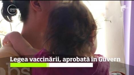 Legea vaccinării a fost aprobată de Guvern şi urmează să ajungă în Parlament pentru a fi votată