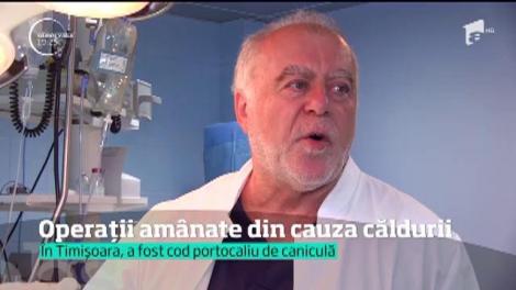 Căldura le pune viața în pericol pacienților, dar și medicilor! Operaţiile pe cord deschis au fost amânate: "Ți se scurge transpiraţia pe corp, se adună în mânecile de la halat şi de-acolo pe câmpul operator"