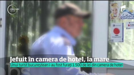 Turist bucureștean, jefuit în camera de hotel, la mare