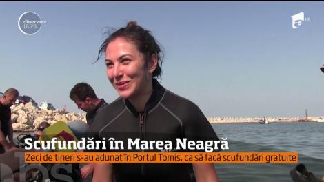 Scafandrii de la Operațiuni Speciale au predat lecții de scufundat
