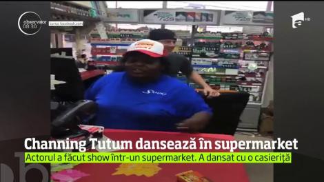 Channing Tatum dansează în supermarket