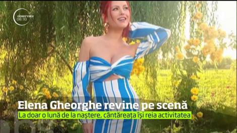 La doar o lună de la naștere, Elena Gheorghe arată impecabil! Cum a reușit vedeta  sa își revină atât de repede