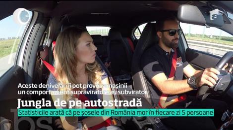 Românii care circulă pe autostradă nu respectă regulile de circulație