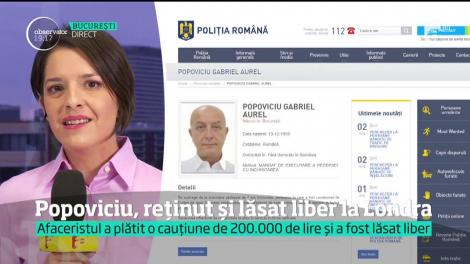 Afaceristul Puiu Popoviciu a fost eliberat pe cauţiune