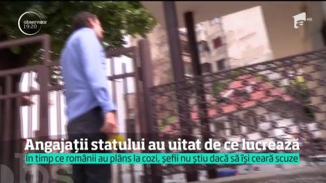 Angajaţii de la Serviciul de Paşapoarte Bucureşti au uitat să deschidă uşa clădirii. Zeci de oameni au aşteptat afară