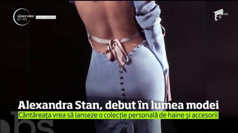 Alexandra Stan îşi face debutul în lumea modei