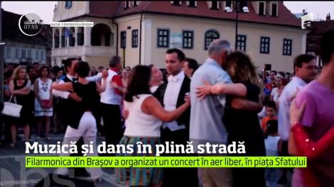 La Braşov, spectacolul de gală s-a mutat în stradă