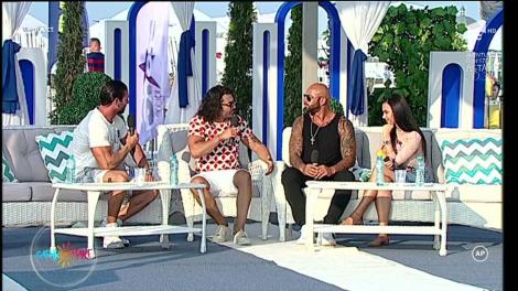 Dorian Popa i-a făcut avansuri fiicei lui Giani Kiriţă în direct. Atât i-a trebuit sportivului: "Să stea în banca lui"