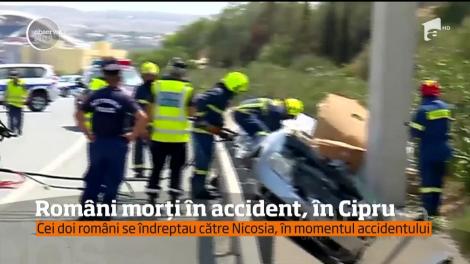 Români morți în accident, în Cipru